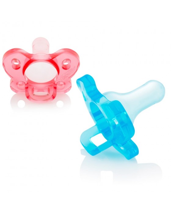 DR BROWN HAPPYPACI SILICONE PACIFIER EMPENG BAYI 1 PCS - BIRU